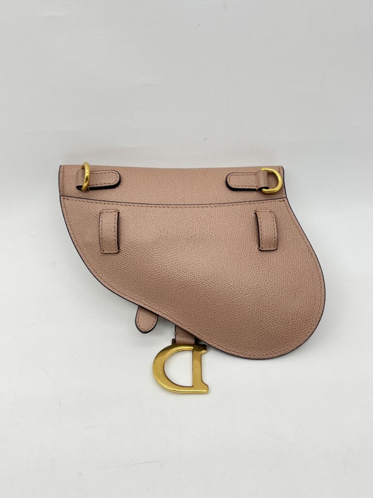 Dior Saddle Belt/Sling Grained Dusty Pink