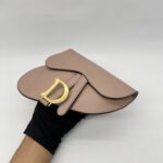 Dior Saddle Belt/Sling Grained Dusty Pink