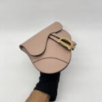 Dior Saddle Belt/Sling Grained Dusty Pink