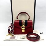 Gucci Sylvie Mini Red GHW