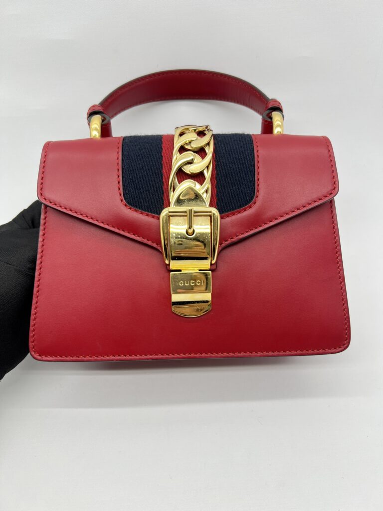 Gucci Sylvie Mini Red GHW