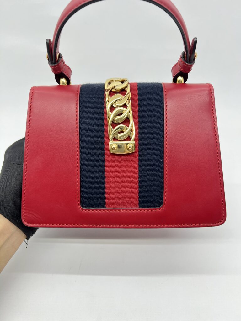Gucci Sylvie Mini Red GHW