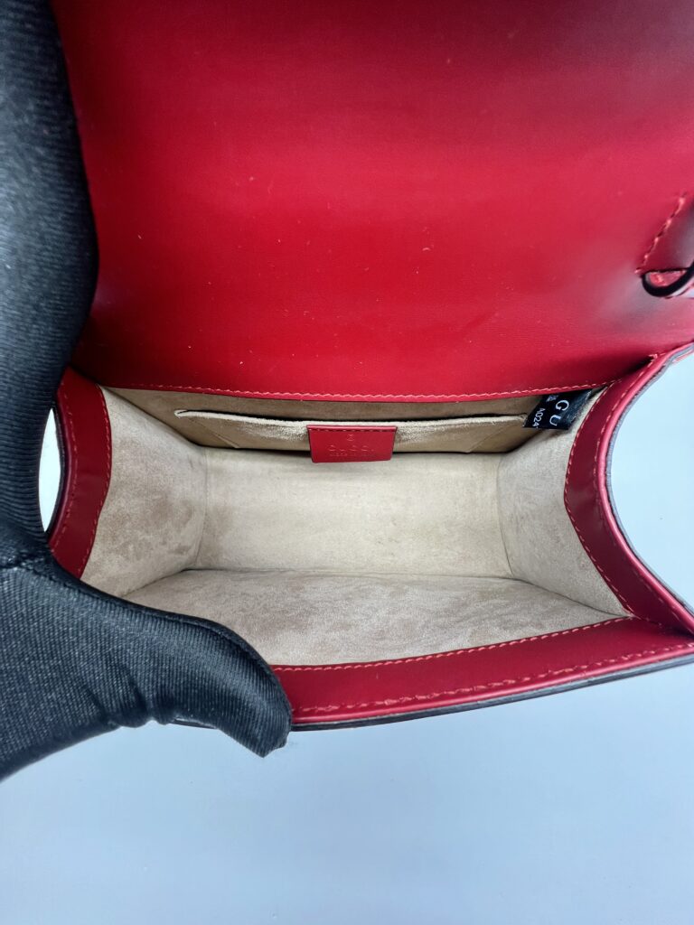 Gucci Sylvie Mini Red GHW