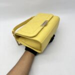 Chanel Medium Label Chick Yellow GHW