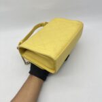 Chanel Medium Label Chick Yellow GHW