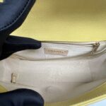 Chanel Medium Label Chick Yellow GHW