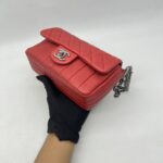 Chanel Multi Chain Flap Bag Red
