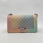 Chanel Boy 25 Caviar Rainbow