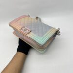 Chanel Boy 25 Caviar Rainbow