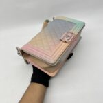 Chanel Boy 25 Caviar Rainbow