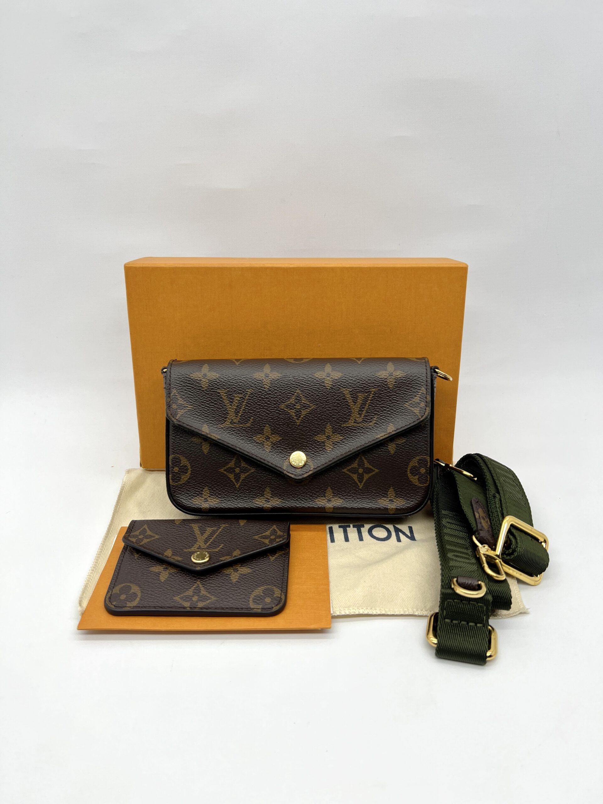 Louis Vuitton Felicie Strap Go Monogram GHW