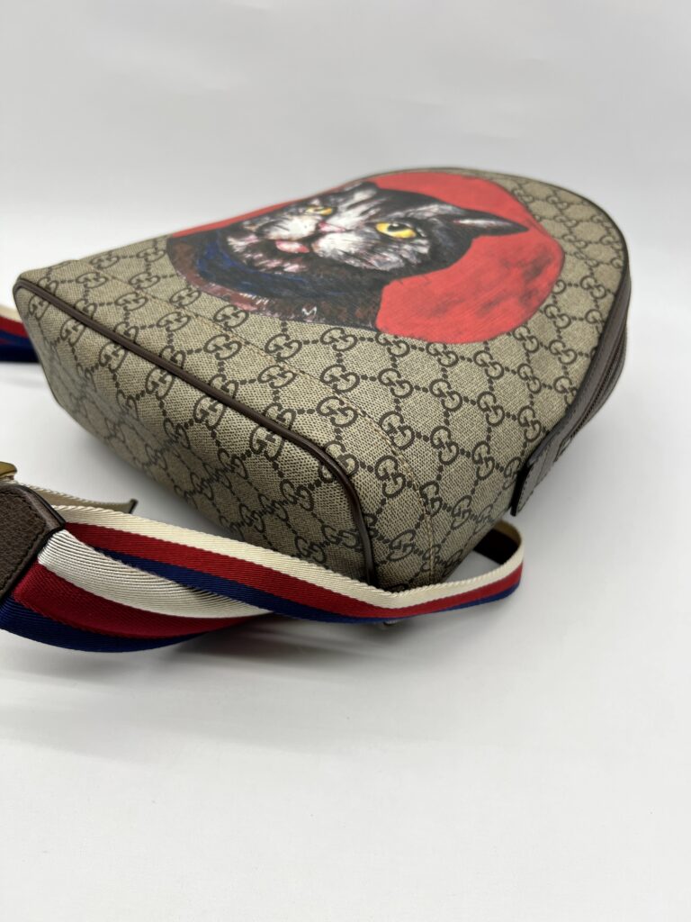 Gucci Bosco Bakpack Cat Supreme Canvas Stripe