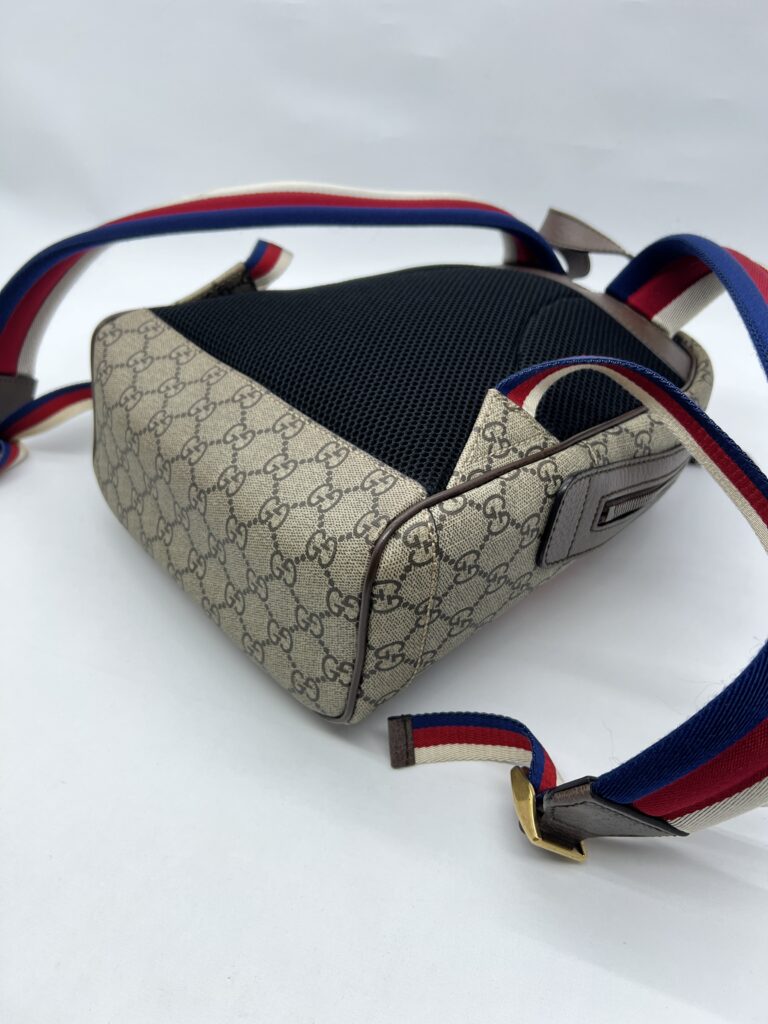 Gucci Bosco Bakpack Cat Supreme Canvas Stripe