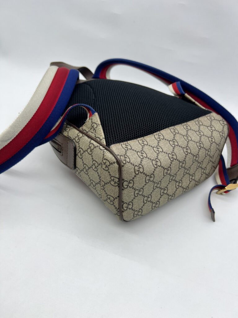 Gucci Bosco Bakpack Cat Supreme Canvas Stripe