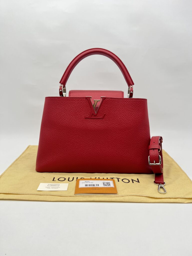 Louis Vuitton Capucines PM Taurillon Rubis SHW