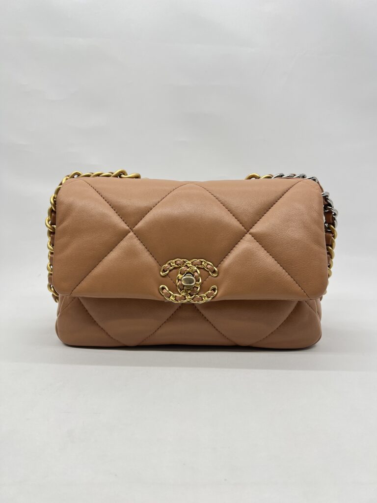 Chanel C19 Small Lambskin Caramel
