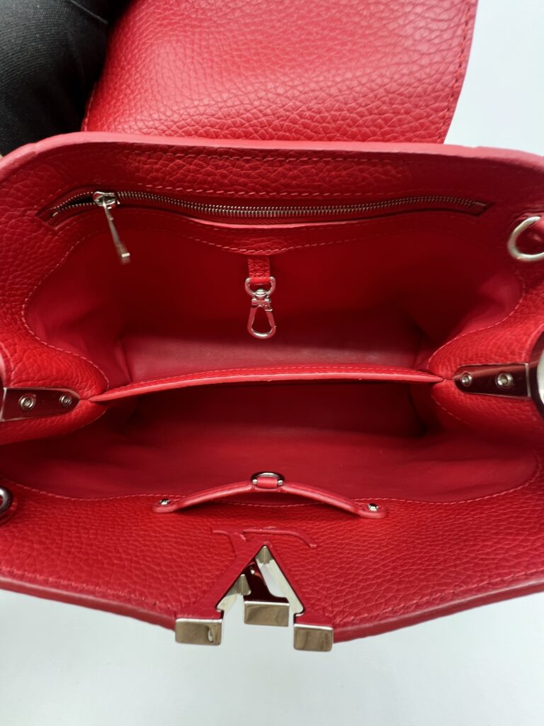 Louis Vuitton Capucines PM Taurillon Rubis SHW