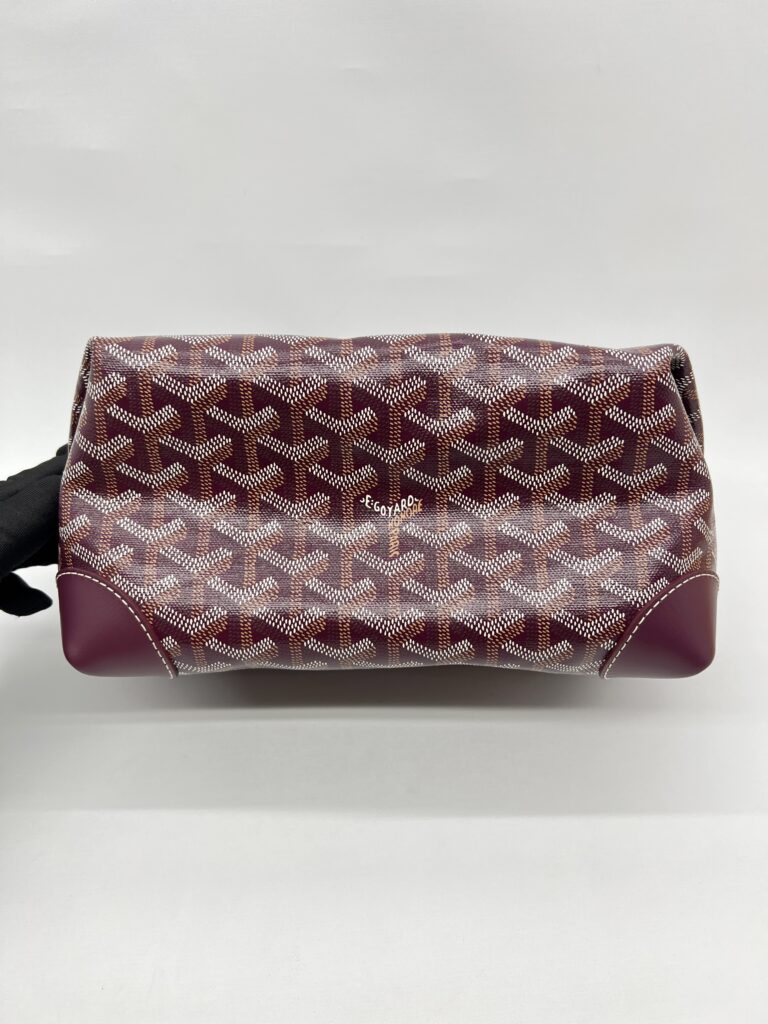 Goyard Bowling 25 Toiletry Bag Goyardine Burgundy
