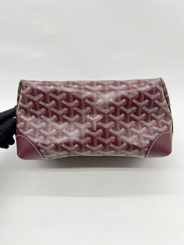 Goyard Bowling 25 Toiletry Bag Goyardine Burgundy