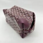 Goyard Bowling 25 Toiletry Bag Goyardine Burgundy
