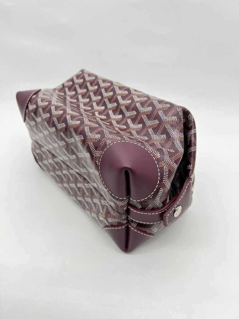 Goyard Bowling 25 Toiletry Bag Goyardine Burgundy