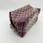 Goyard Bowling 25 Toiletry Bag Goyardine Burgundy