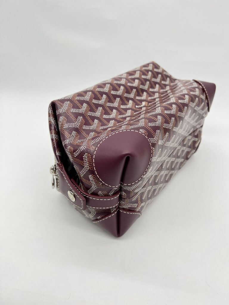 Goyard Bowling 25 Toiletry Bag Goyardine Burgundy