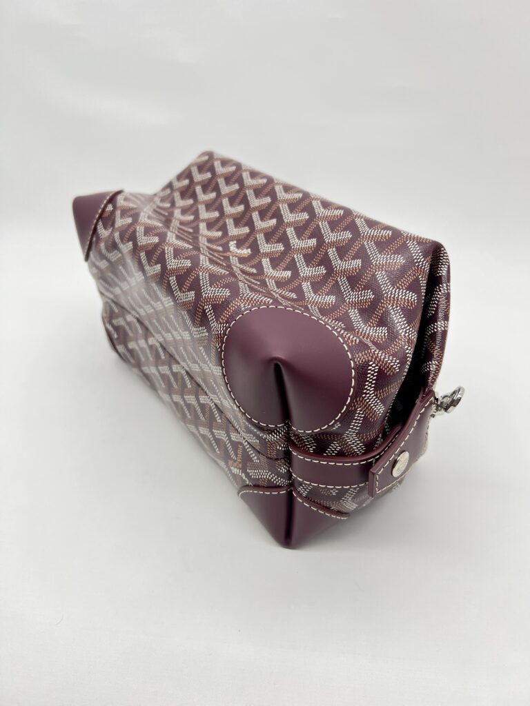 Goyard Bowling 25 Toiletry Bag Goyardine Burgundy
