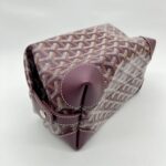 Goyard Bowling 25 Toiletry Bag Goyardine Burgundy