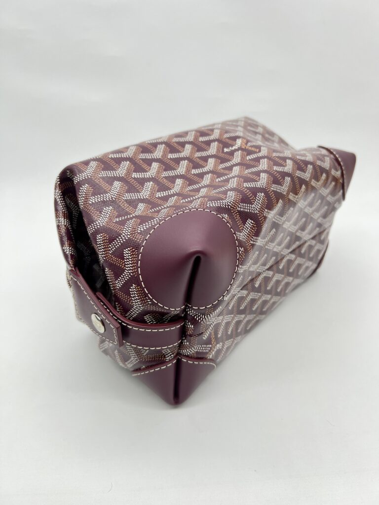 Goyard Bowling 25 Toiletry Bag Goyardine Burgundy