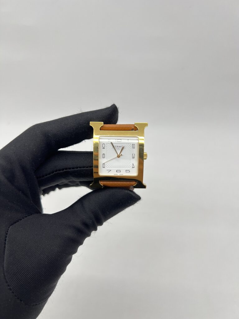 Hermes H Hour GM (63482) Epsom Gold GHW