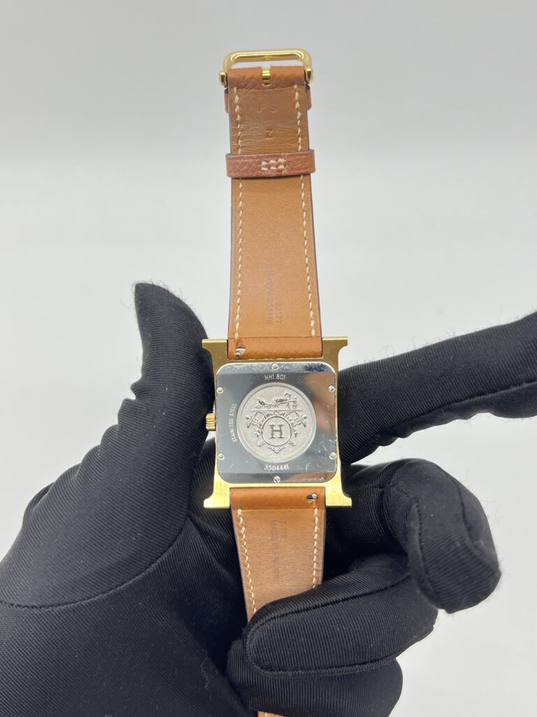 Hermes H Hour GM (63482) Epsom Gold GHW
