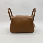 Hermes Mini Lindy Clemence Gold PHW