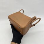 Hermes Mini Lindy Clemence Gold PHW
