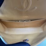 Chanel Medium Classic D.Flap Caviar Yellow GHW
