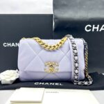 Chanel Small 19 Bag Lilac Lambskin
