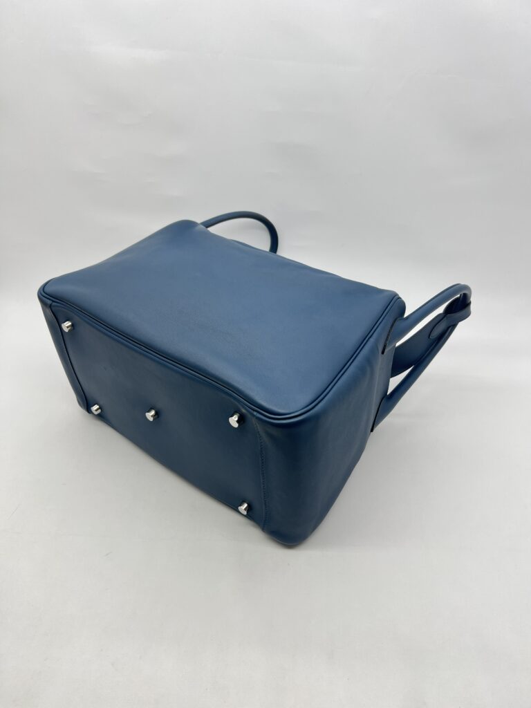 Hermes  Lindy 34 Swift Blue PHW
