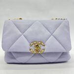 Chanel Small 19 Bag Lilac Lambskin