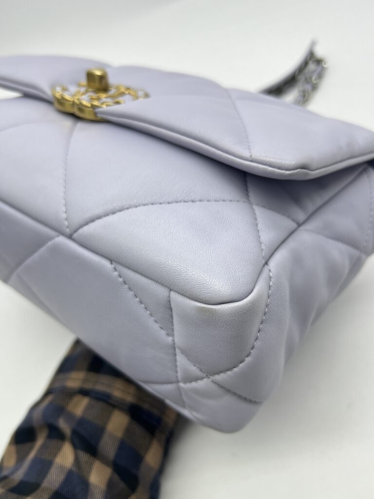 Chanel Small 19 Bag Lilac Lambskin