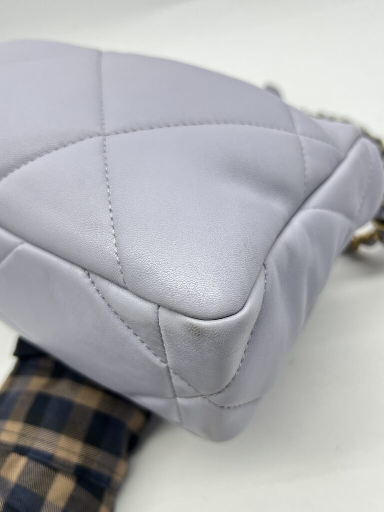 Chanel Small 19 Bag Lilac Lambskin