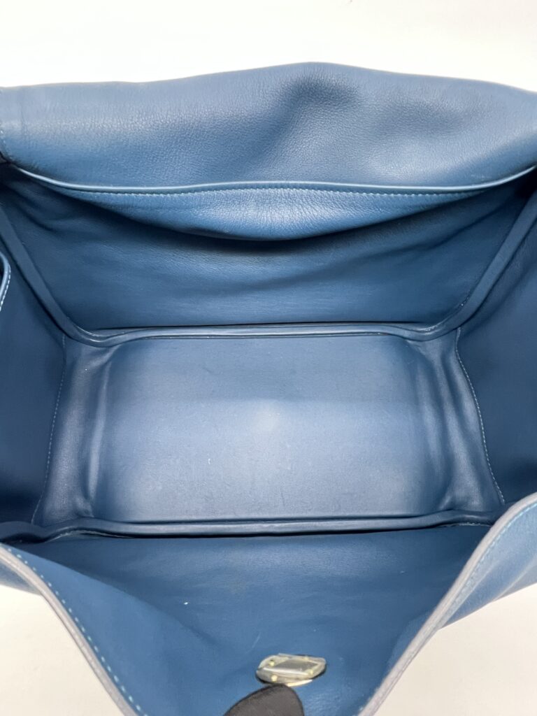 Hermes  Lindy 34 Swift Blue PHW