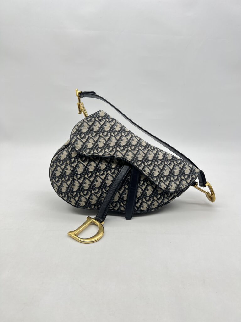Dior Saddle Medium Canvas Oblique GHW