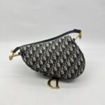 Dior Saddle Medium Canvas Oblique GHW