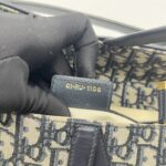 Dior Saddle Medium Canvas Oblique GHW