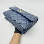 Chanel Trendy CC Flap Lambskin Blue GHW