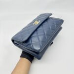 Chanel Trendy CC Flap Lambskin Blue GHW