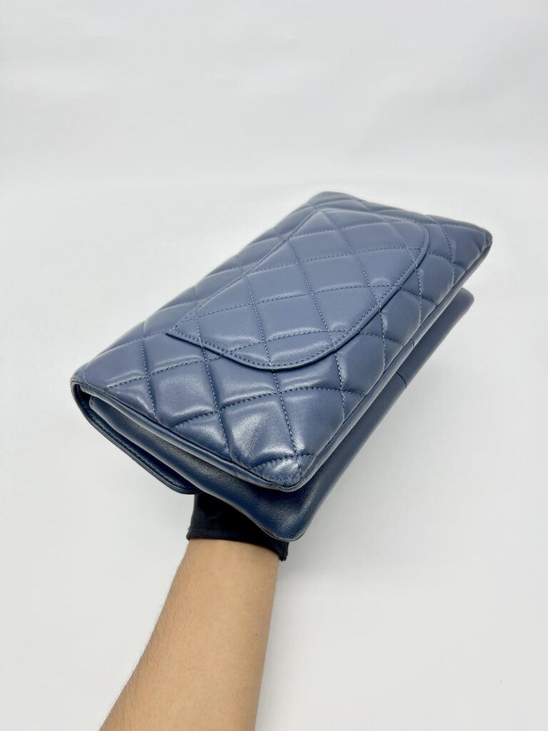 Chanel Trendy CC Flap Lambskin Blue GHW