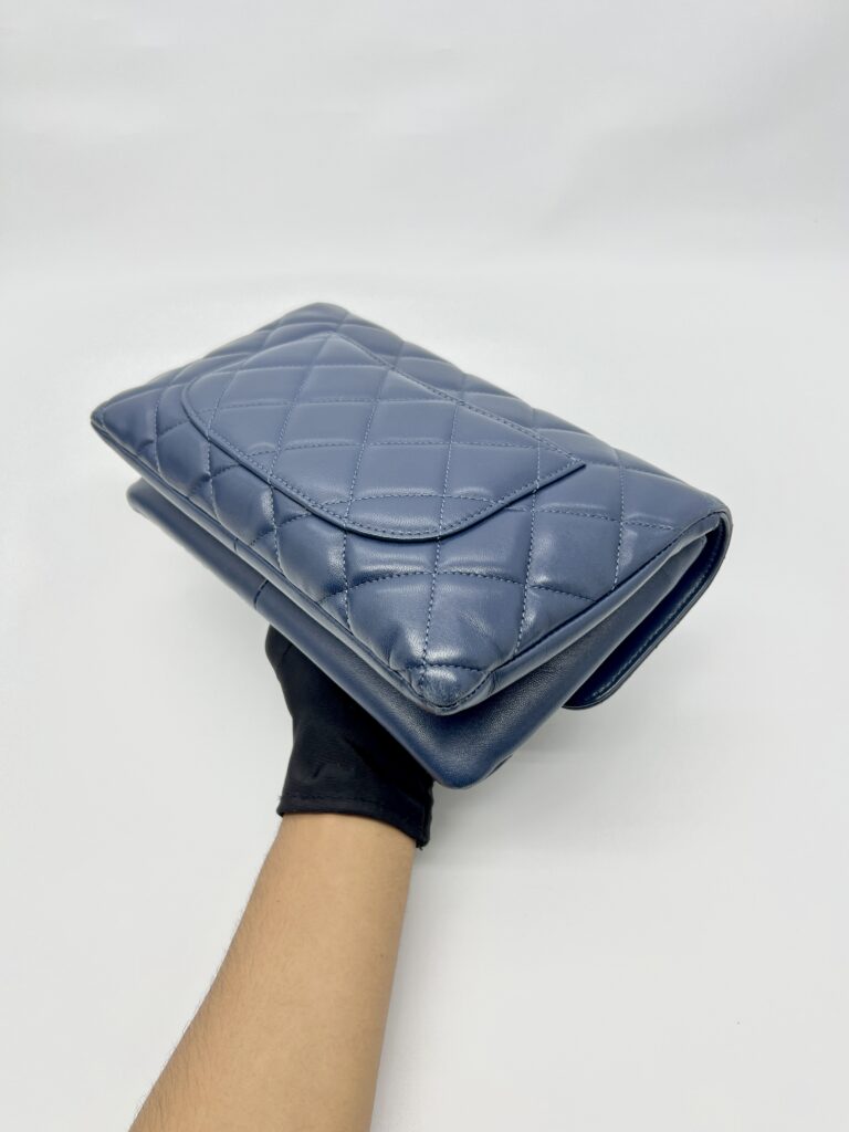 Chanel Trendy CC Flap Lambskin Blue GHW