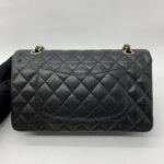 Chanel Medium Classic D Flap Caviar Black GHW