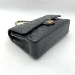 Chanel Medium Classic D Flap Caviar Black GHW